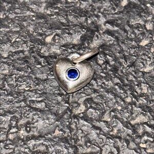 New James Avery keepsake birthstone  blue sapphire sterling September